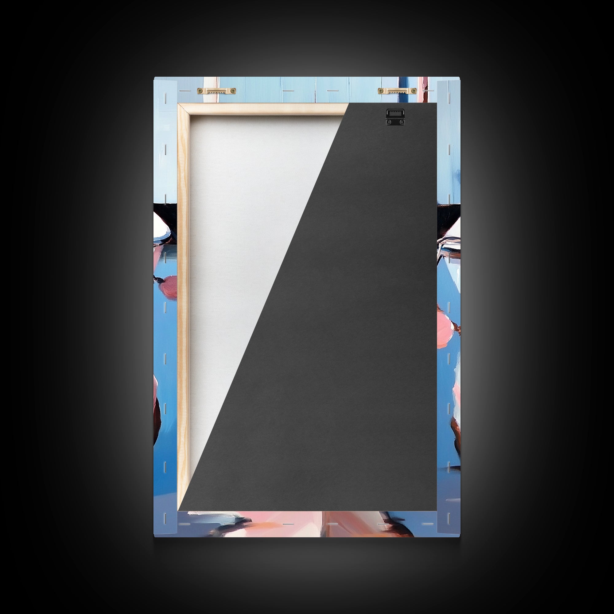 Rustic Boat, Nautical Wall Art, Coastal Home Decor, Seaside Aesthetic, Soft Pastels, Framed Canvas Print, Living Room