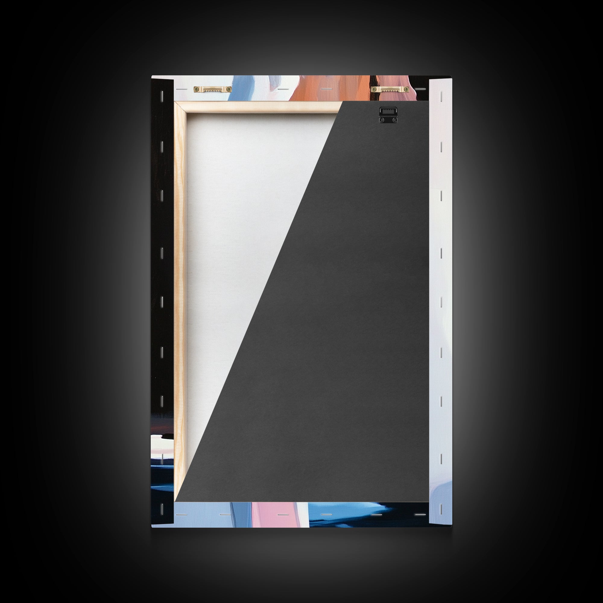 Canyon Serenity, Earthy Landscape, Nature Inspired Art, Warm Neutral Tones, Rustic Minimalist Style, Framed Canvas Print