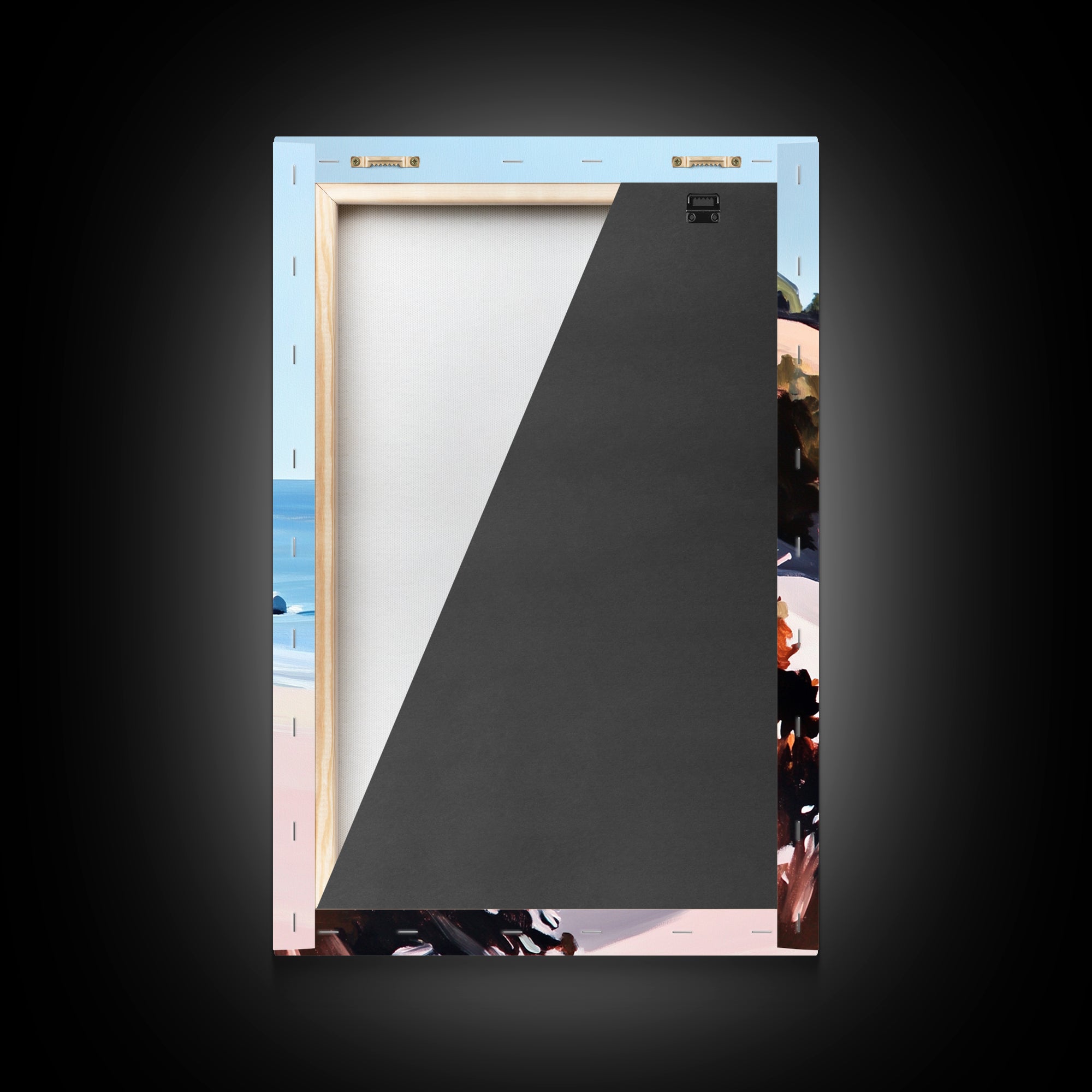 Coastal Cliffs, Ocean View, Seascape, Canvas Print, Beach Wall Art, Modern Home Decor, Minimalist Artwork, Bedroom Wall Art