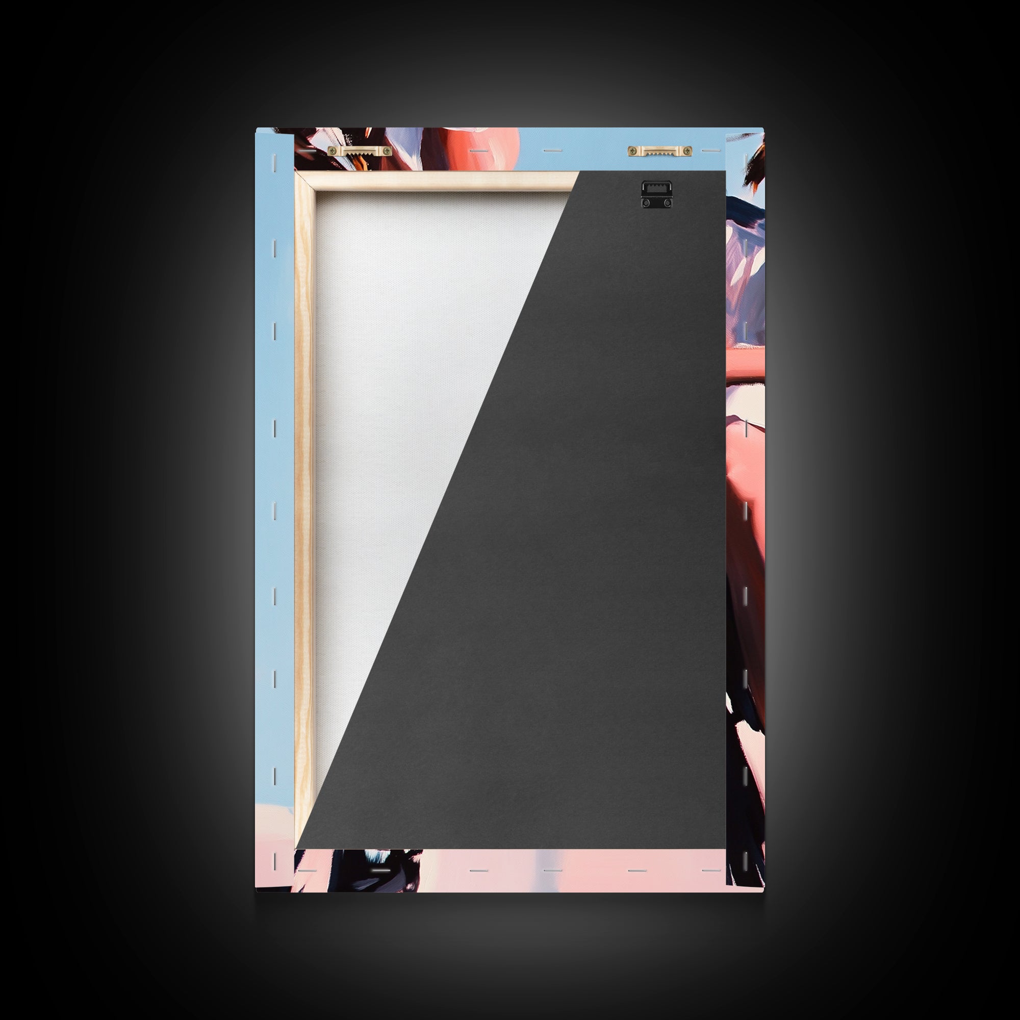 Dreamy Dress, Feminine Fashion, Soft Romantic Art, Framed Canvas Print, Boho Wall Decor, Modern Minimalist Artwork, Bedroom Wall Art