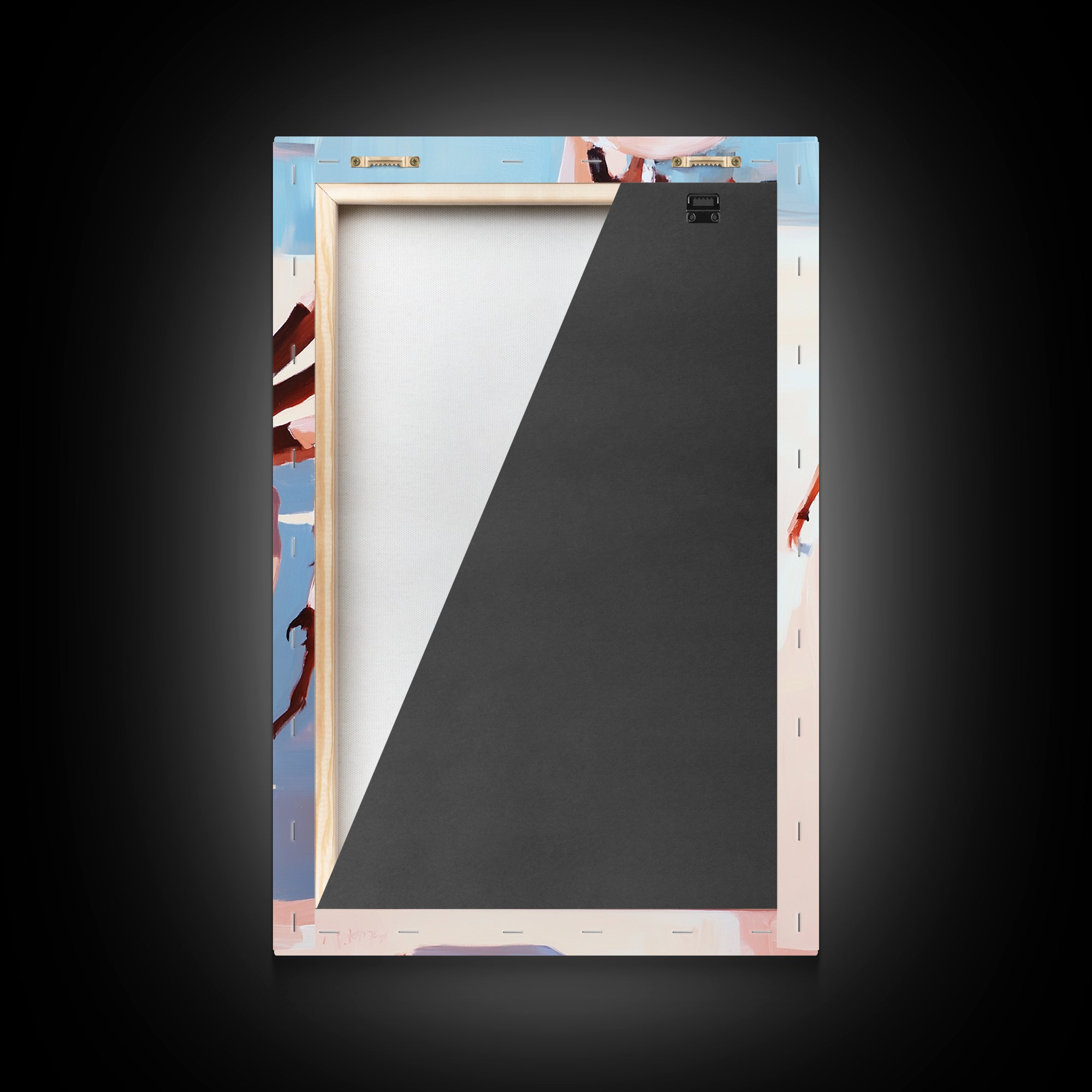 Crab Art, Coastal Nautical, Beach House Decor, Framed Canvas Print, Ocean Wall Art, Modern Minimalist Painting, Kitchen Wall Decor