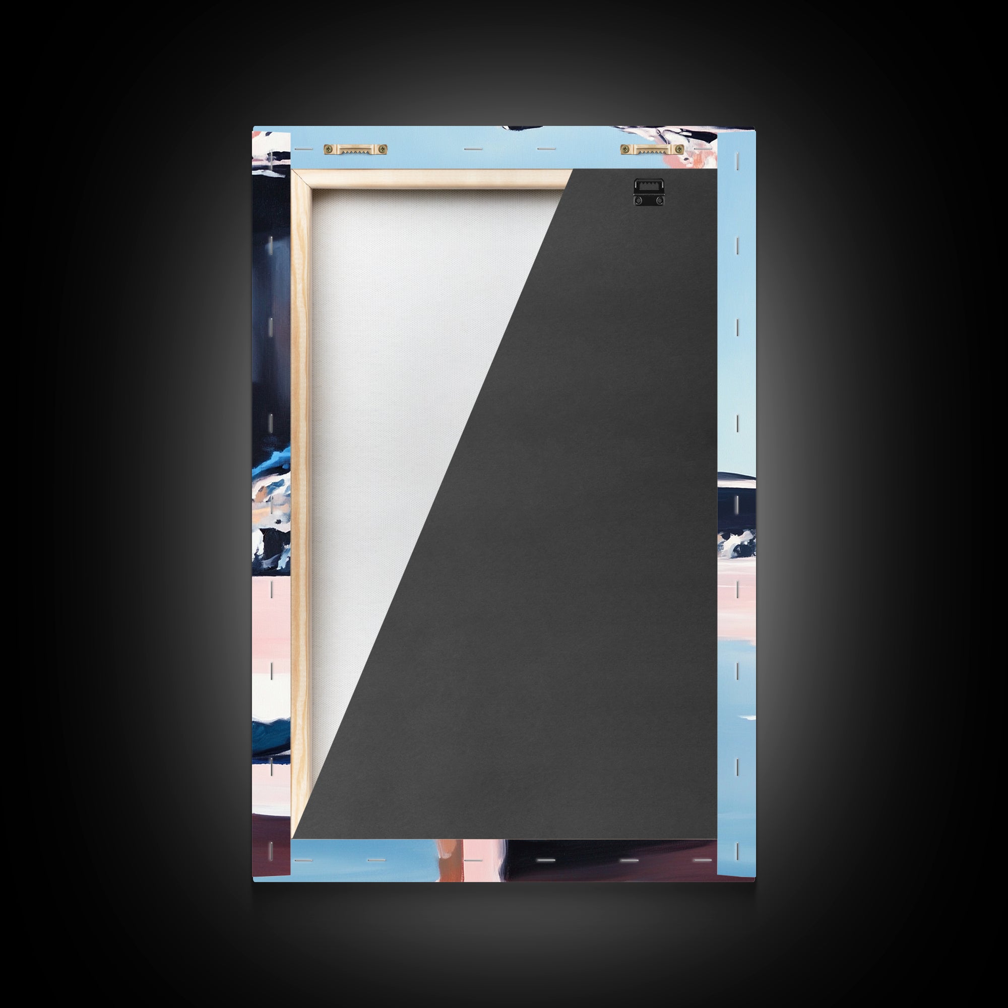 Canyon Reflection, Desert Landscape, Modern Southwest, Nature Wall Art, Framed Canvas Print, Earthy Tones, Office Decor, Boho Aesthetic