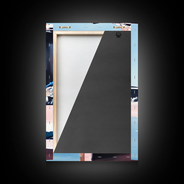 Canyon Reflection, Desert Landscape, Modern Southwest, Nature Wall Art, Framed Canvas Print, Earthy Tones, Office Decor, Boho Aesthetic