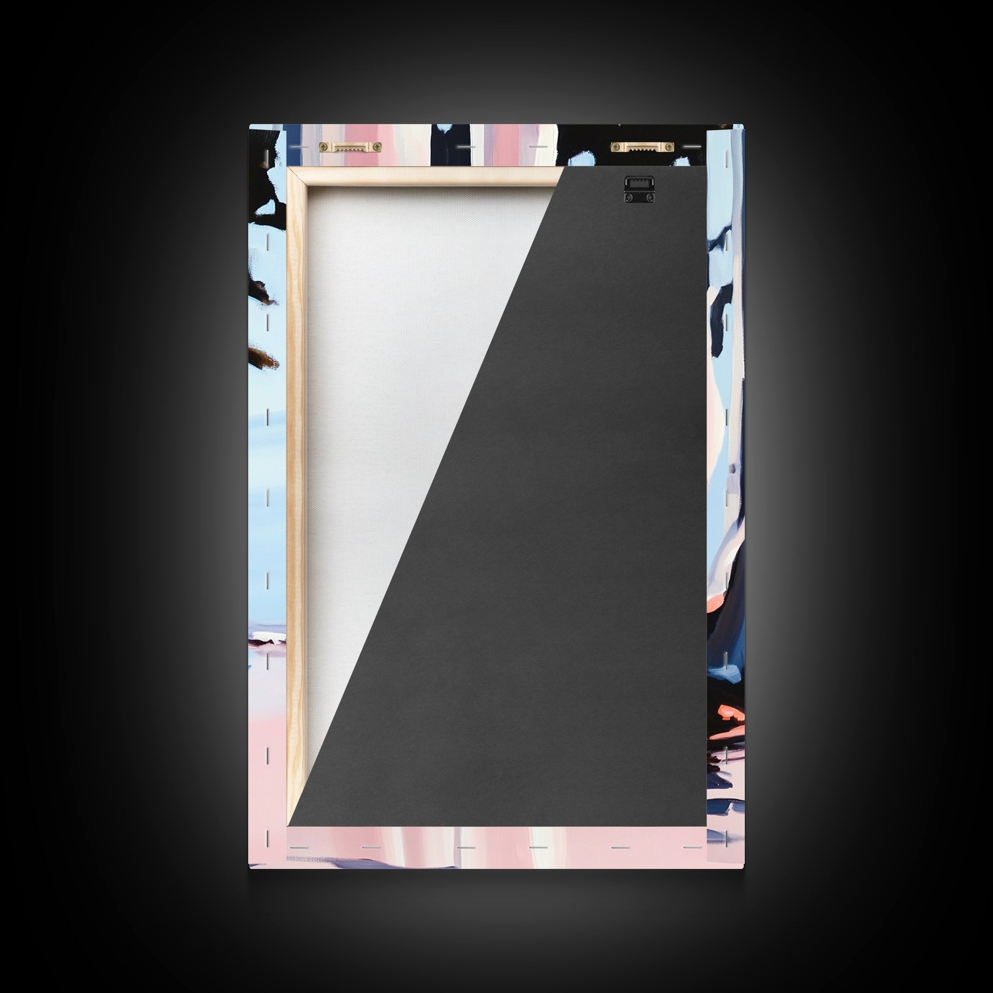 Birch Trees, Modern Forest Art, Minimalist Nature Painting, Cozy Cabin Wall Decor, Framed Canvas Print, Scandinavian Home Aesthetic