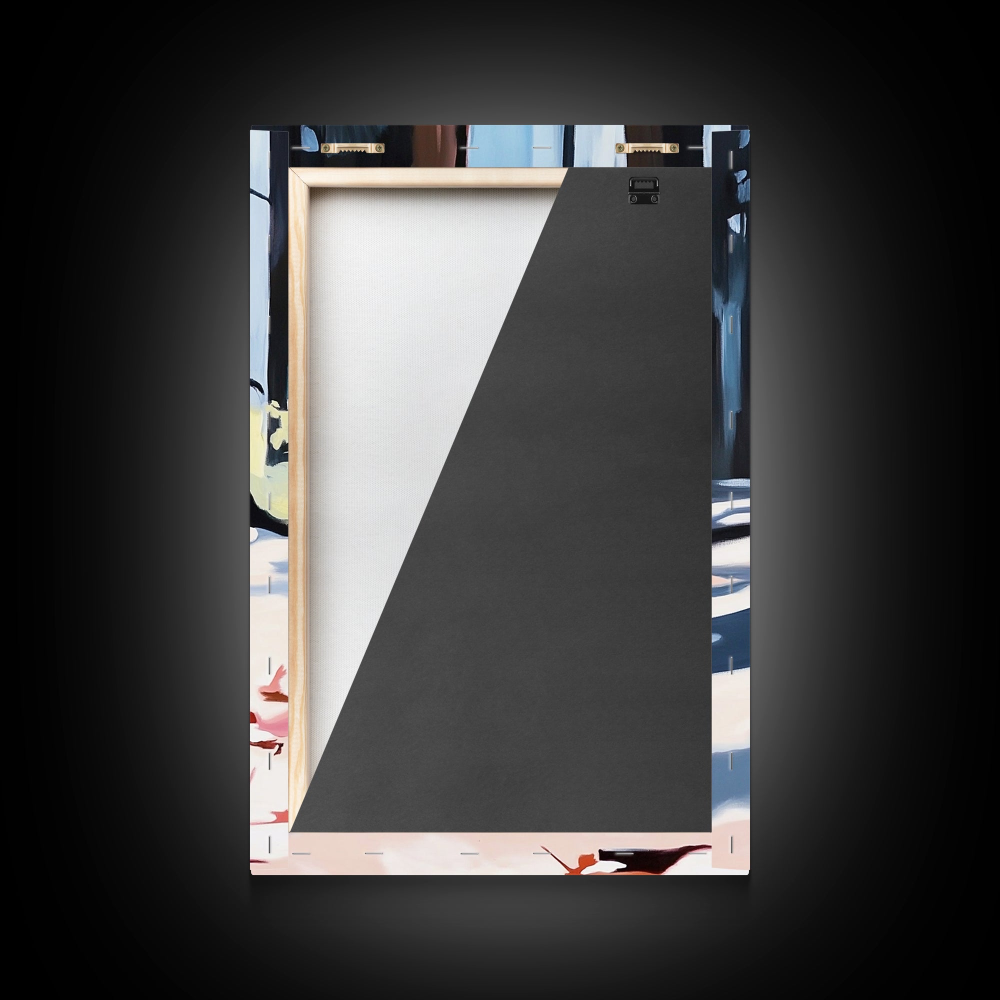 Autumn Forest, Fall Leaves, Cozy Aesthetic, Seasonal Art, Rustic Decor, Warm Tones, Nature Painting, Canvas Print, Living Room Wall Art