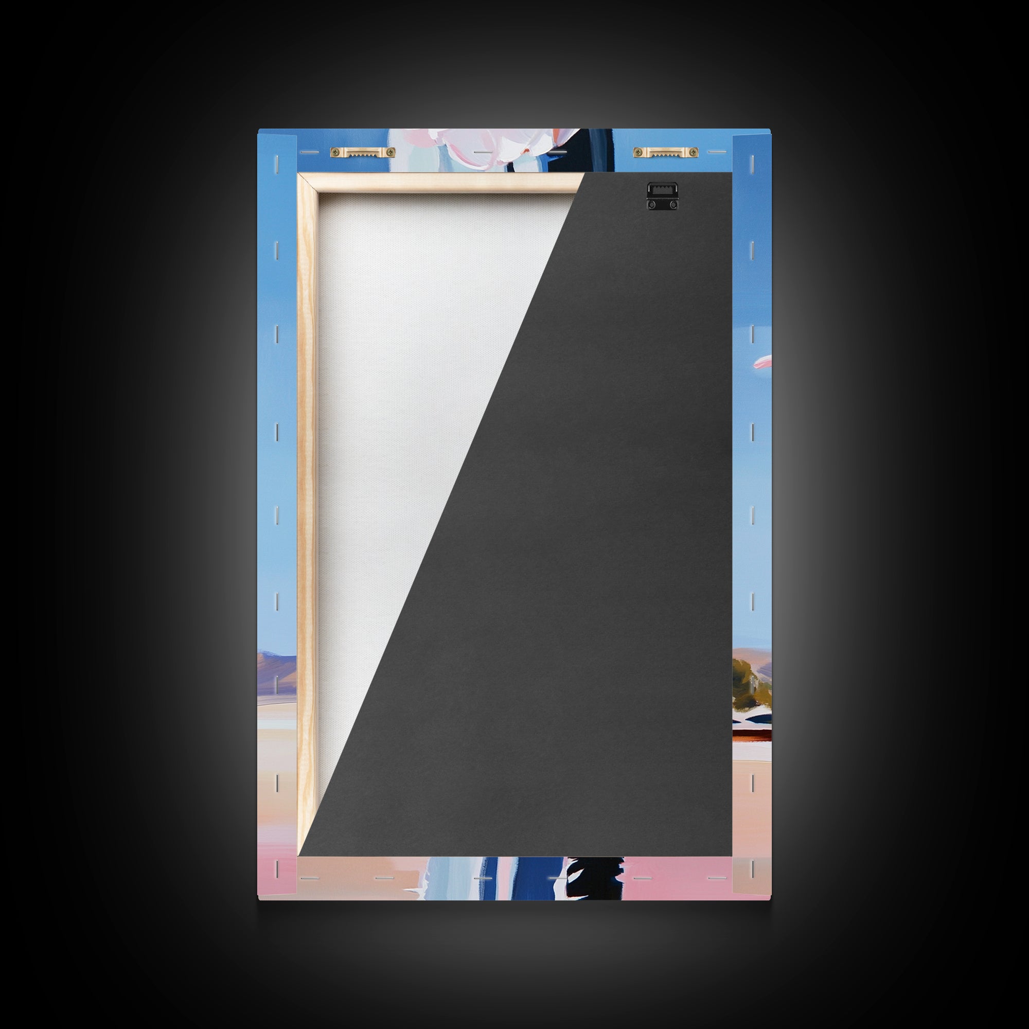 Desert Flowers, Modern Botanical Art, Pastel Succulent Painting, Nature Inspired Wall Decor, Framed Canvas Print, Aesthetic Home Art