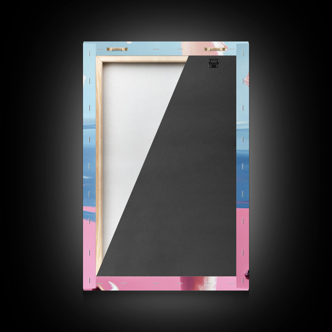 Abstract, Ocean Reflection, Coastal Art, Canvas Print, Modern Beach Wall Art, Minimalist Decor, Water Painting, Living Room Wall Art