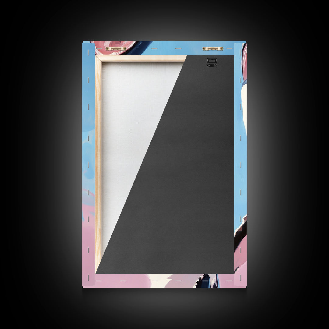 Majestic Whale, Ocean Wonder, Marine Life Art, Contemporary Animal Painting, Coastal Decor, Nautical Wall Art, Framed Canvas Print