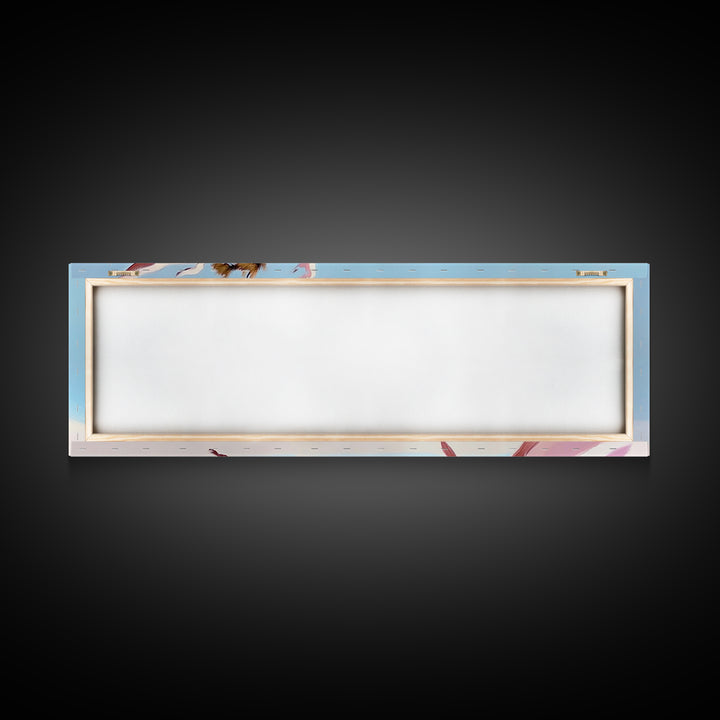 Desert Tree, Abstract Landscape, Earthy Tones, Canvas Print, Minimalist Nature Art, Living Room Wall Decor, Modern Boho Painting