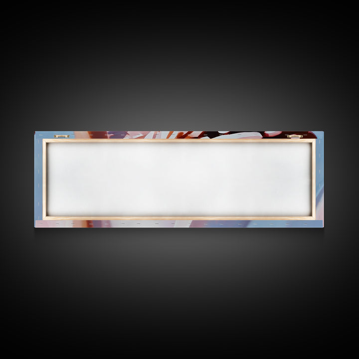 Butterfly Wing, White Dress, Canvas Print, Nature Art, Bohemian Wall Decor, Feminine Aesthetic, Delicate Artwork, Whimsical Painting