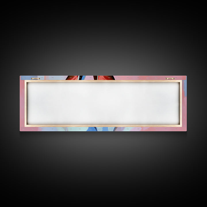 Bunny Portrait, Cute Animal Art, Soft Pastel Aesthetic, Whimsical Home Decor, Nursery Design, Easter Wall Decor, Framed Canvas Print