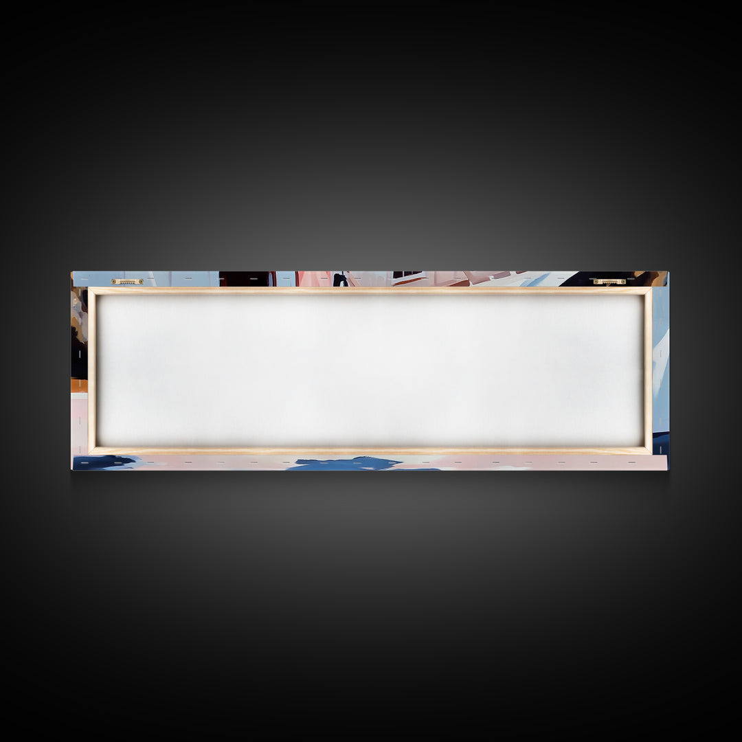 Coastal Barn, rustic farmhouse decor, country wall art, modern country print, neutral home decor, framed canvas print, bedroom art