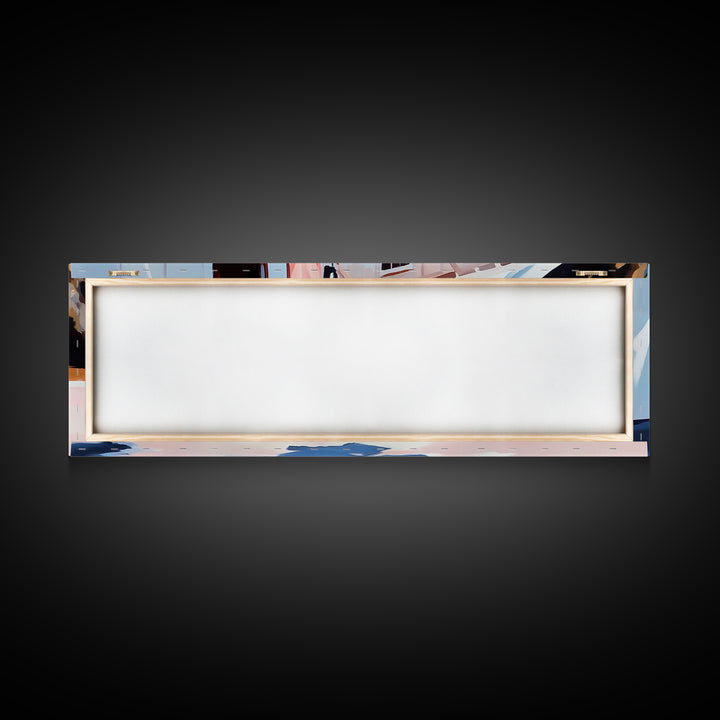 Coastal Barn, rustic farmhouse decor, country wall art, modern country print, neutral home decor, framed canvas print, bedroom art