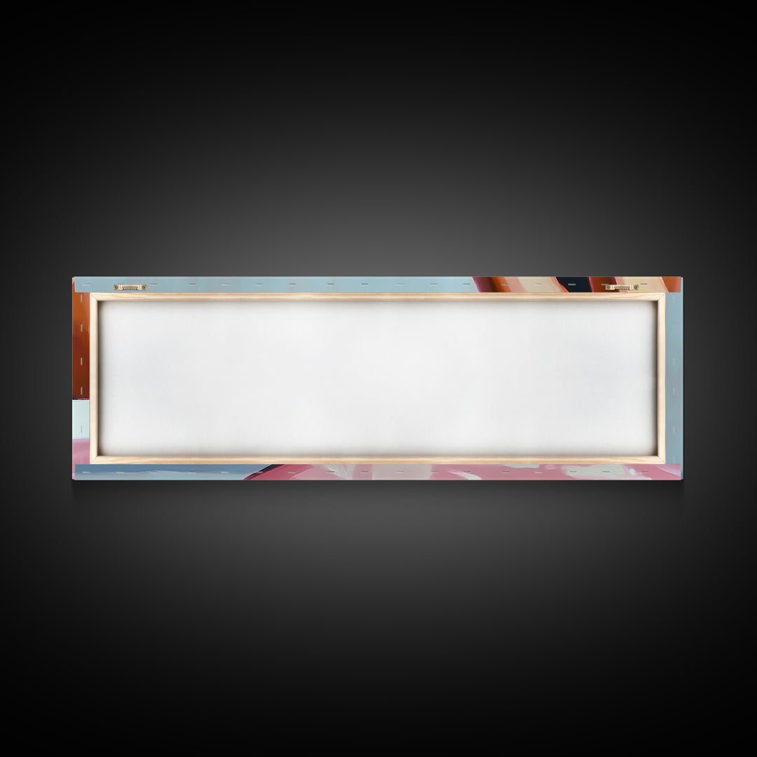 Beach Shell, Coastal Decor, Modern Art, Framed Canvas Print, Pastel Beach Wall Art, Minimalist Ocean Art, Nautical Art, Summer Vibes