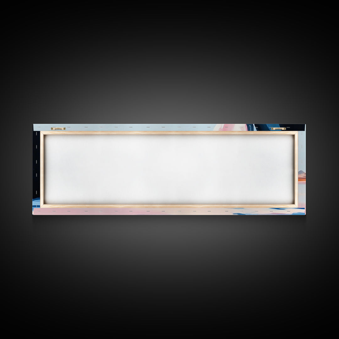 Desert Scene, Western Landscape, Minimalist Art, Framed Canvas Print, Modern Home Decor, Boho Wall Art, Office Wall Art, Nature Print