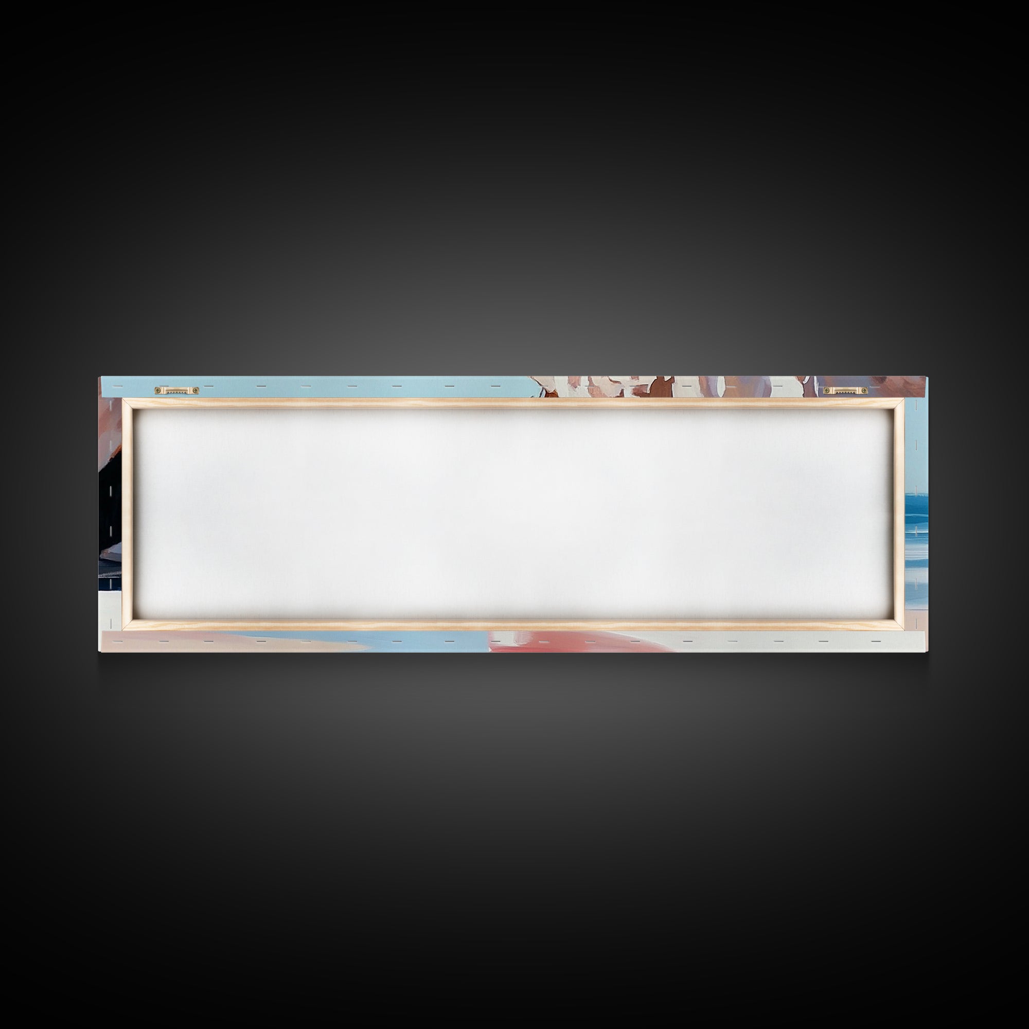 Beach Boulders, Coastal Landscape, Tranquil Escape, Framed Canvas Print, Ocean Wall Art, Boho Decor, Relaxing Seaside Painting