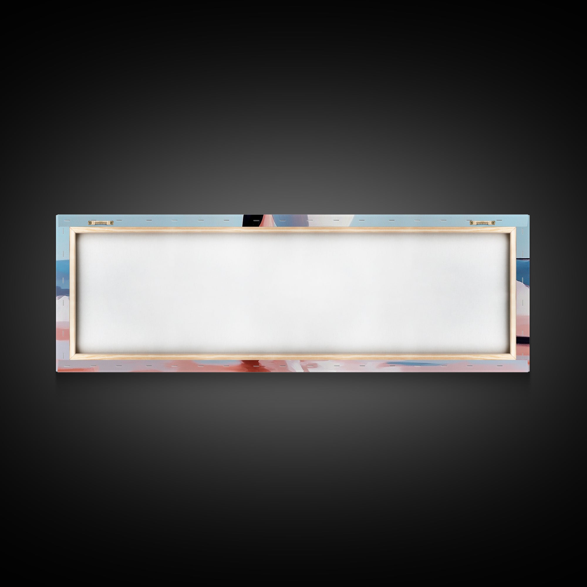 Coastal Serenity, Ocean View, Beach Art, Framed Canvas Print, Minimalist Coastal Decor, Seaside Painting, Nautical Home Wall Art