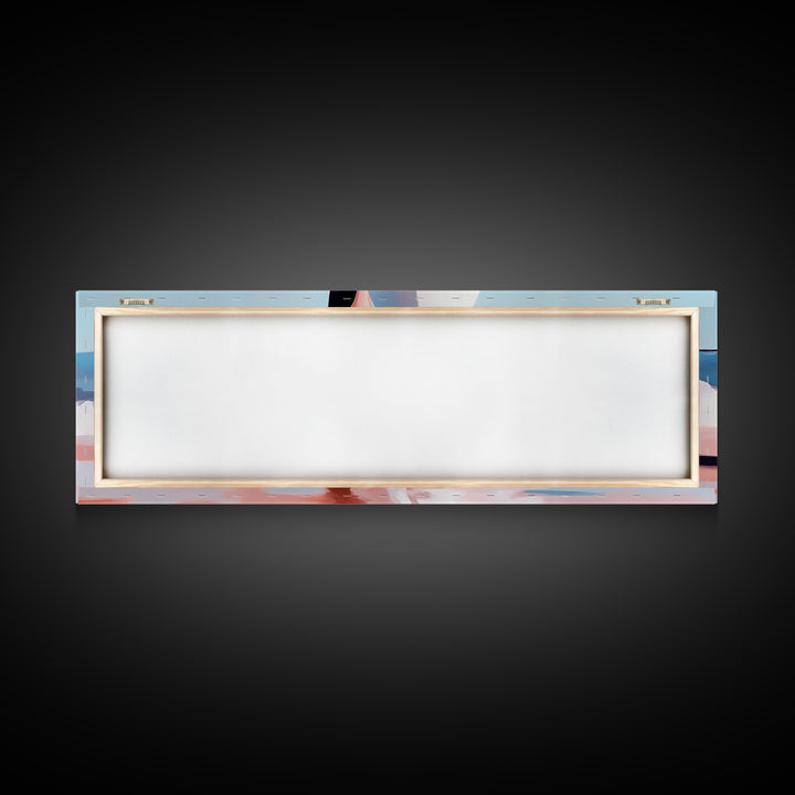 Coastal Serenity, Ocean View, Beach Art, Framed Canvas Print, Minimalist Coastal Decor, Seaside Painting, Nautical Home Wall Art