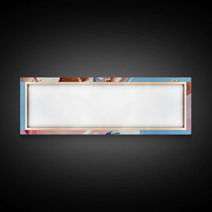 Coffee Beans Painting, Kitchen Wall Art, Warm Aesthetic Print, Coffeehouse Decor, Large Canvas Print, Modern Minimalist Art, Cafe Decor