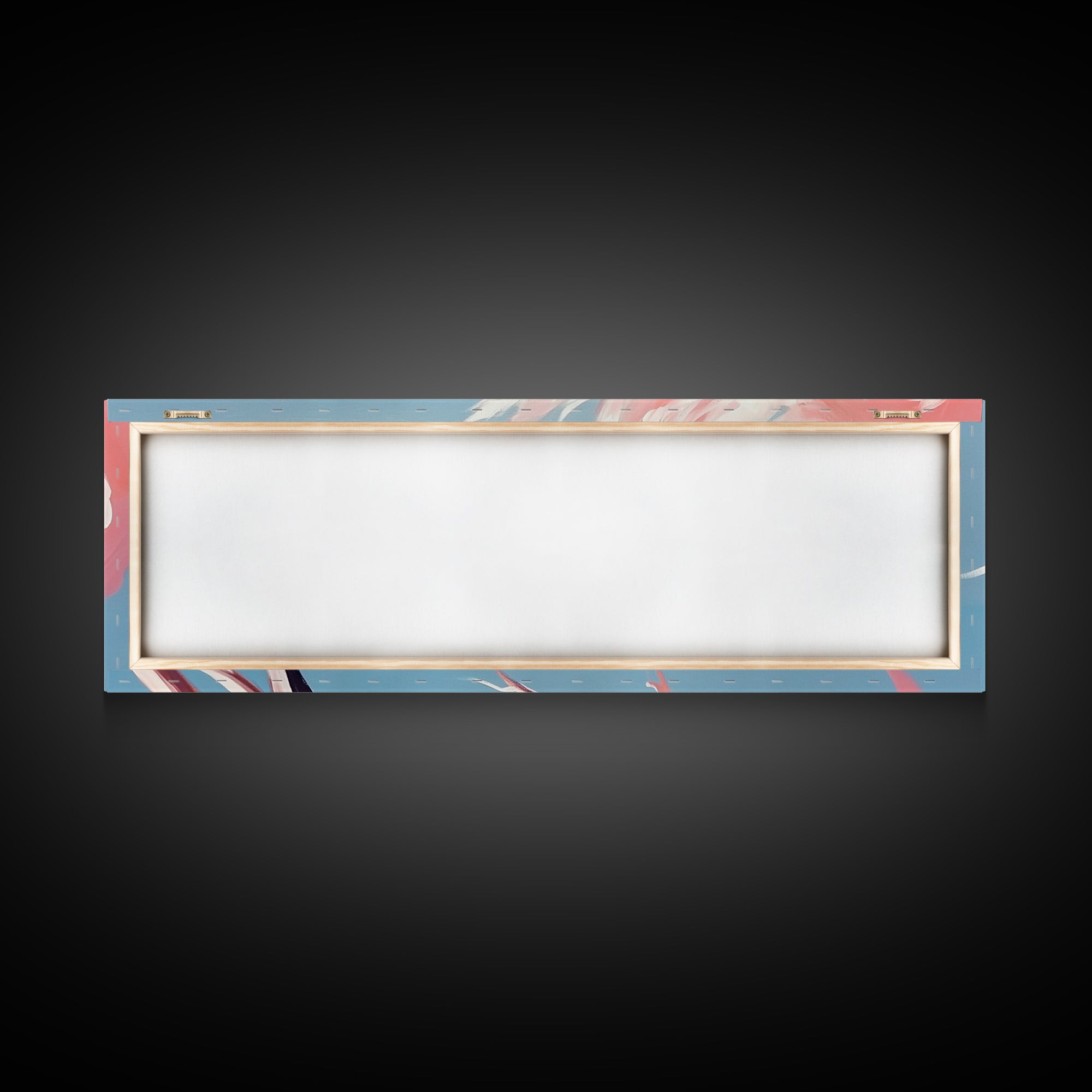 Blossoming Driftwood, Abstract Tree, Whimsical Nature, Framed Canvas Print, Bedroom Wall Art, Soft Pastel Decor, Contemporary Artwork