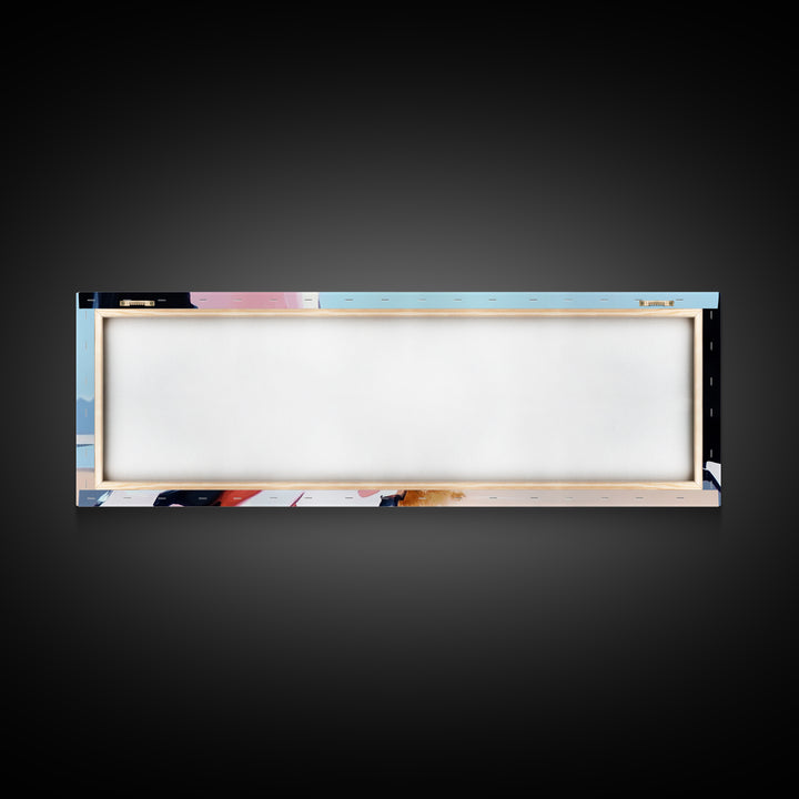 Canyon Cliffs, Desert Landscape, Southwestern Wall Decor, Canvas Print, Boho Aesthetic, Warm Earth Tones, Rustic Home Decor