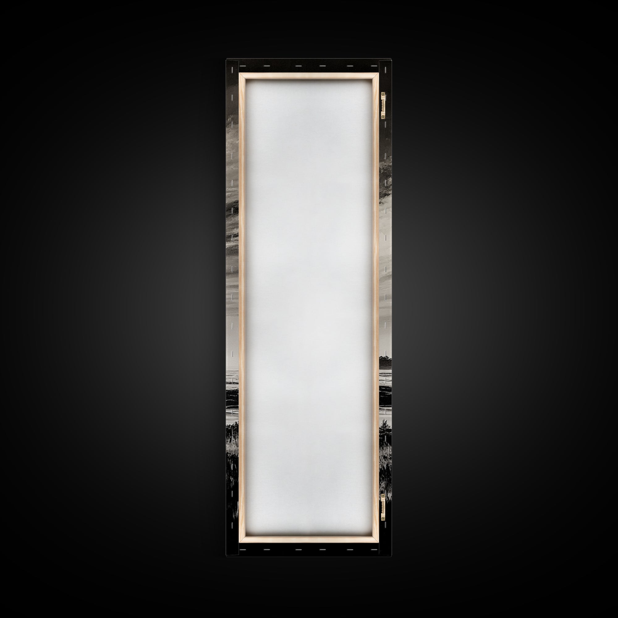 Black White, Seascape Art, Coastal Print, Framed Canvas Print, Monochrome Wall Art, Beach House Decor, Large Art, Living Room Artwork