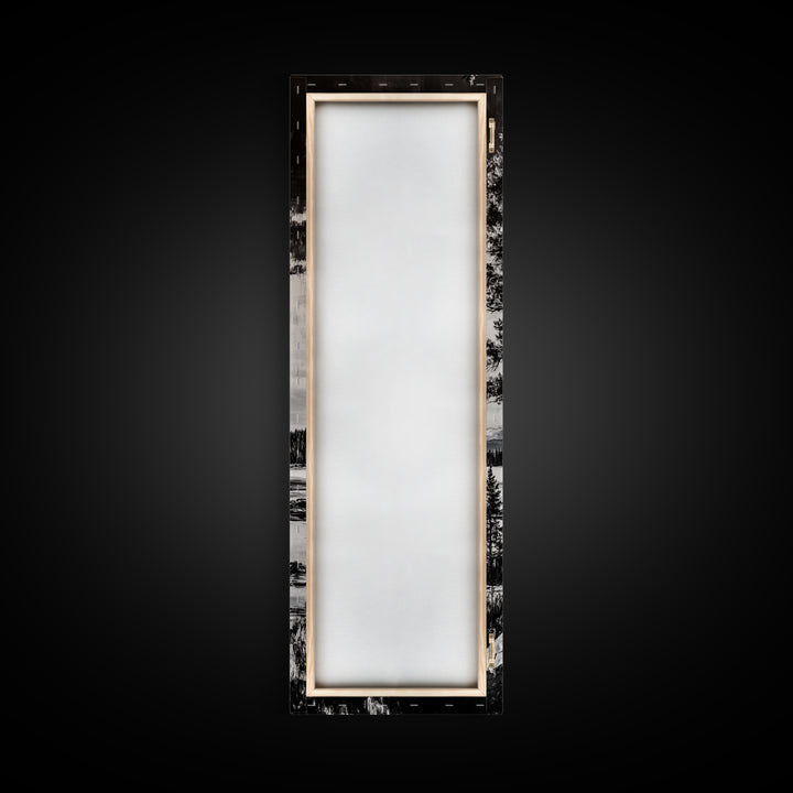 Cabin In Autumn Woods, Cozy Fall Art, Rustic Lodge Decor, Framed Canvas Print, Woodland Retreat, Warm Tones, Nature Lover’s Art