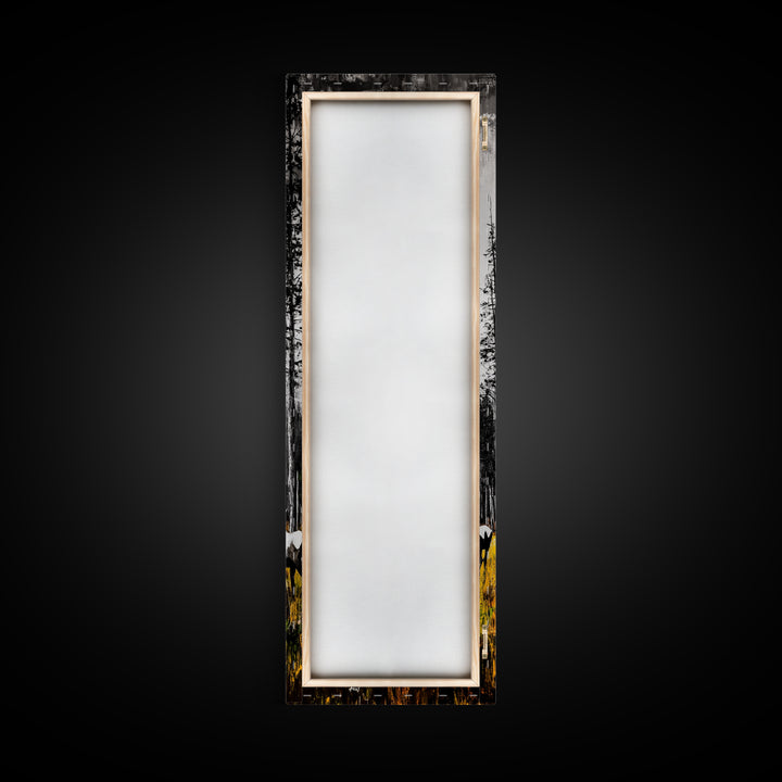 Autumn Elk, Wildlife Painting, Rustic Lodge Decor, Mountain Scene Art, Framed Canvas Print, Cabin Wall Art, Fall Art, Western Decor