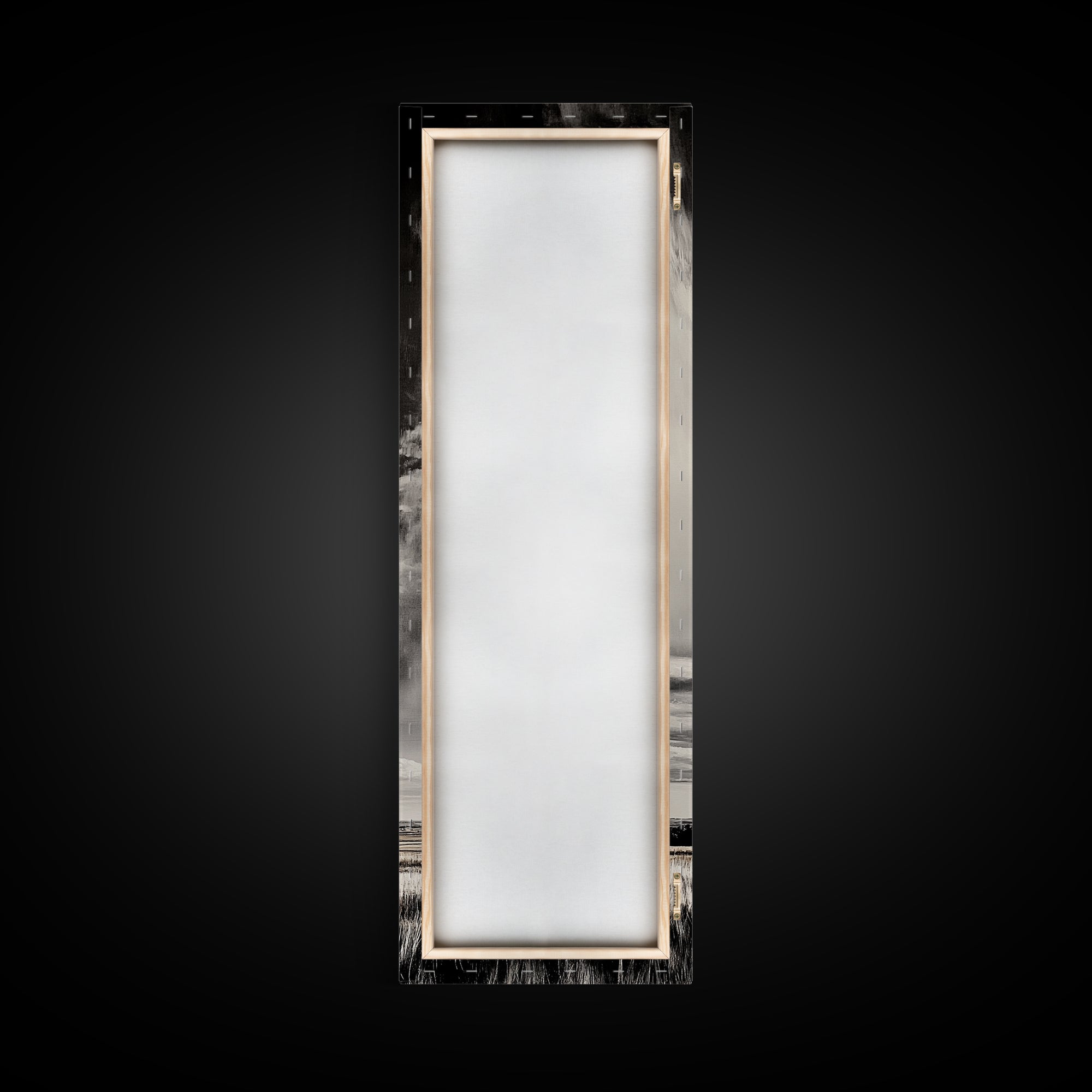 Dramatic Black and White Sky, Stormy Landscape Art, Nature Wall Decor, Rustic Farmhouse Artwork, Living Room Decor, Canvas Print