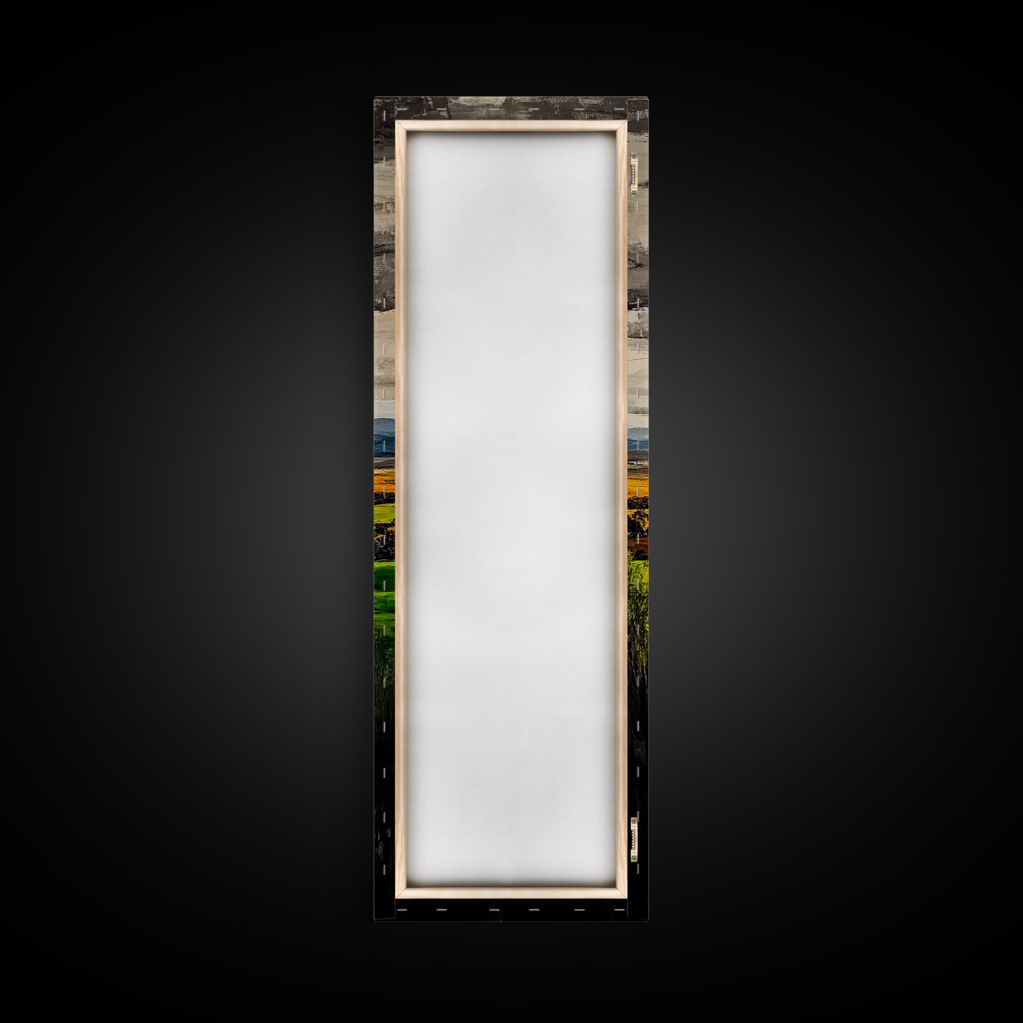 Rolling Fields, Golden Hills, Autumn Landscape, Rustic Home Decor, Living Room Art, Framed Canvas Print, Nature Wall Art