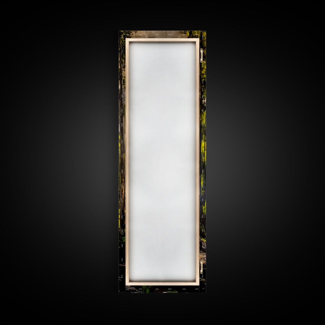 Mountain Escape, Waterfall Art, Forest Landscape, Framed Canvas Print, Nature Wall Art, Rustic Home Decor, Lodge Wall Art