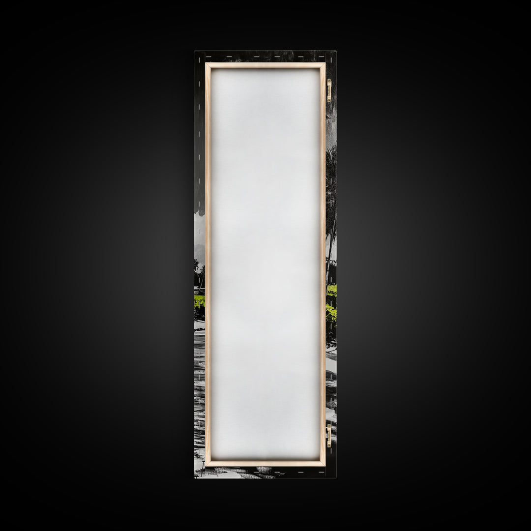 Beach Shore, Serene Seascape, Tranquil Ocean Art, Canvas Print, Coastal Wall Decor, Living Room Art, Soothing Home Decor