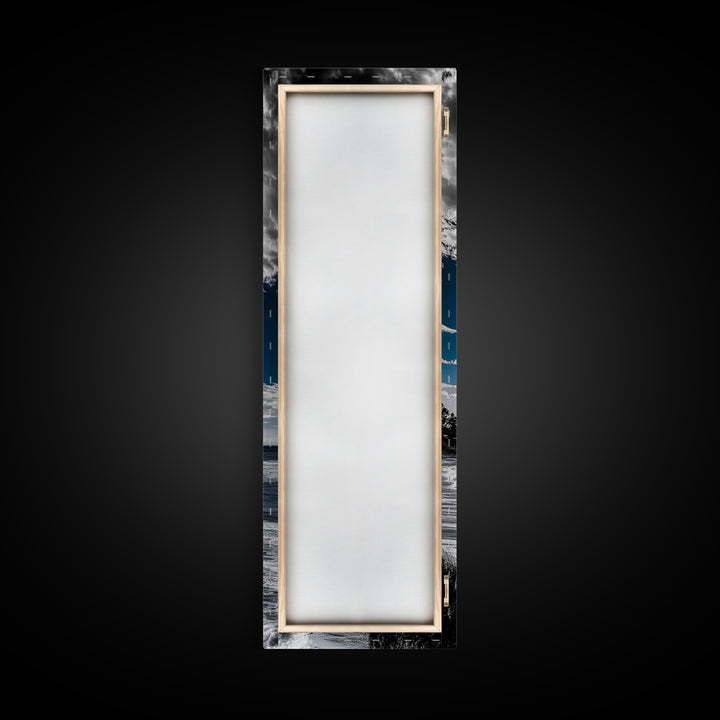 Blue Ocean Waves, Coastal Wall Art, Seascape Photography, Modern Beach Decor, Nautical Art, Living Room Wall Art, Canvas Print