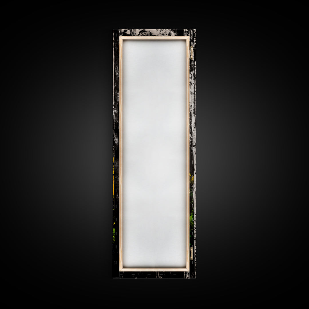 Birch Forest, Black and White Art, Nature Wall Art, Framed Canvas Print, Rustic Woodland, Farmhouse Decor, Living Room Artwork