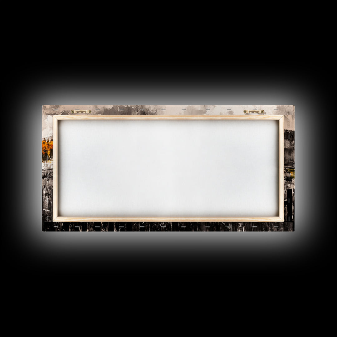 Rustic Cabin, Fall Foliage, Country Home Art, Canvas Print, Autumn Wall Decor, Farmhouse Wall Art, Cozy Living Room Art