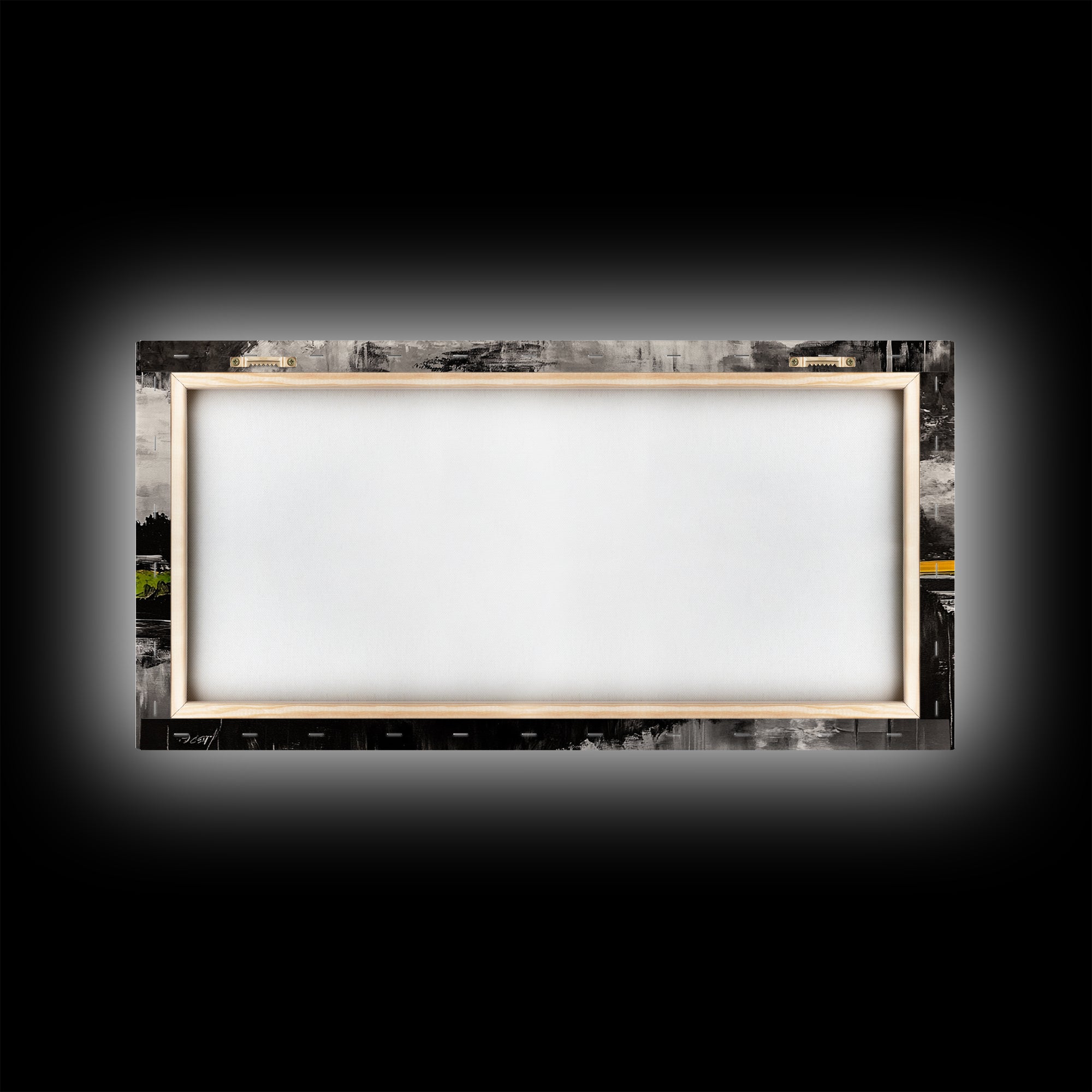 Countryside, Yellow, Landscape, Reflection, Canvas Print, Farmhouse Decor, Rustic Wall Art, Nature Art, Living Room Art, Neutral Home Decor