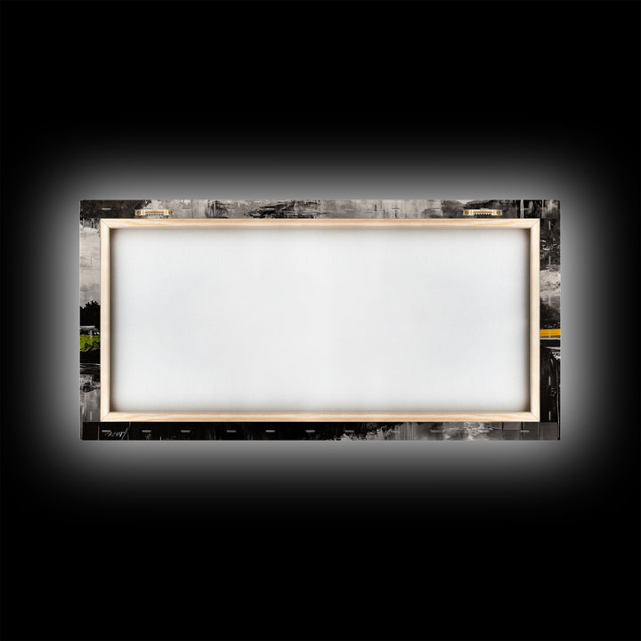 Countryside, Yellow, Landscape, Reflection, Canvas Print, Farmhouse Decor, Rustic Wall Art, Nature Art, Living Room Art, Neutral Home Decor