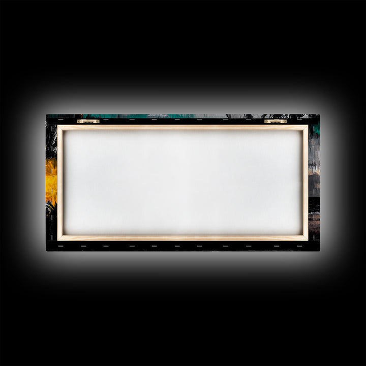 Beach Volleyball, Sunset Seascape, Warm Coastal Decor, Tropical Wall Art, Living Room Artwork, Golden Hour Beach Scene, Framed Canvas Print