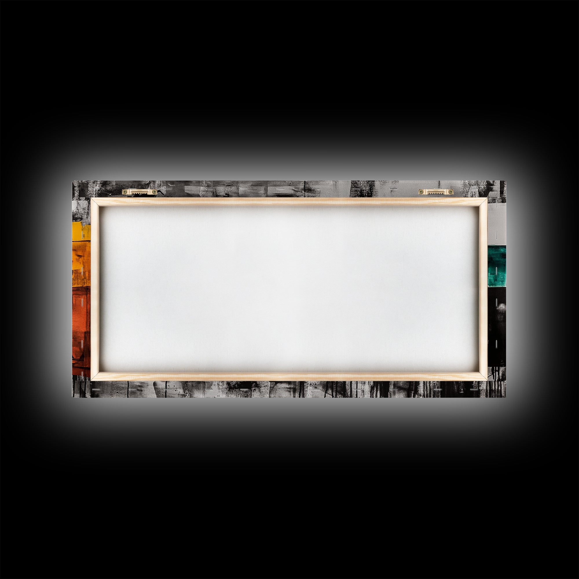 Abstract Art, Modern Minimalist, Black and White, Canvas Print, Bold Geometric, Office Wall Art, Contemporary Home Decor, Unique Design