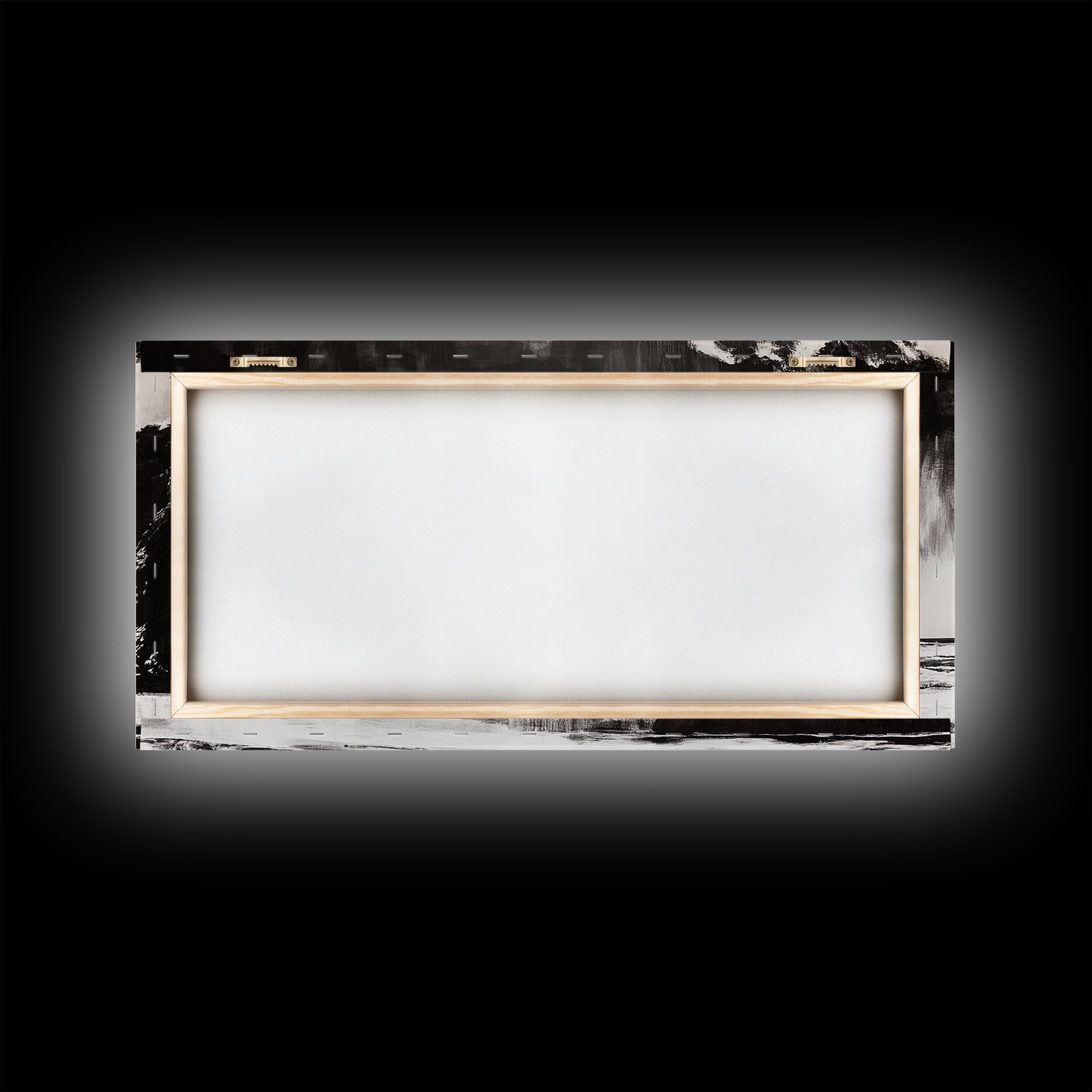 Cliffside Beach, Dramatic Seascape View, Framed Canvas Print, Black and White Art, Minimalist Decor, Bedroom Wall Art, Coastal Aesthetic