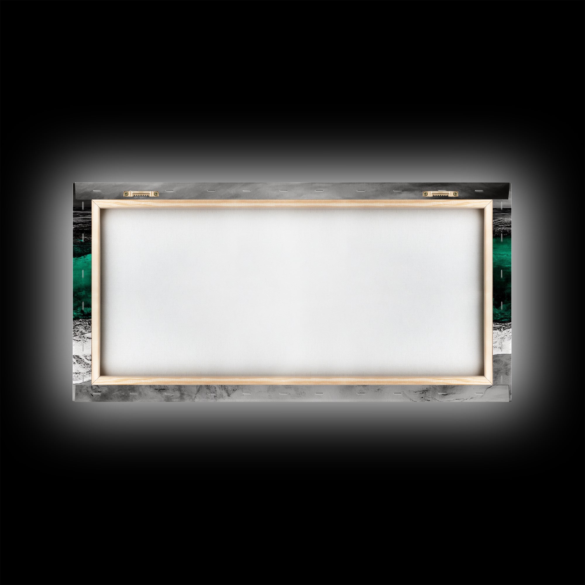 Abstract Ocean, Beach Wall Art, Coastal Decor, Seascape Painting, Modern Home Art, Nautical Decor, Framed Canvas Print, Large Wall Art