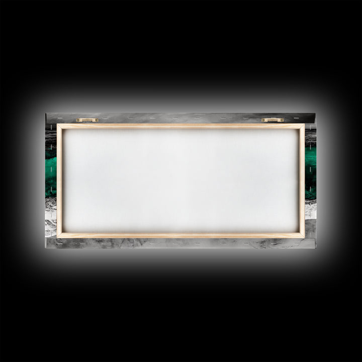 Abstract Ocean, Beach Wall Art, Coastal Decor, Seascape Painting, Modern Home Art, Nautical Decor, Framed Canvas Print, Large Wall Art