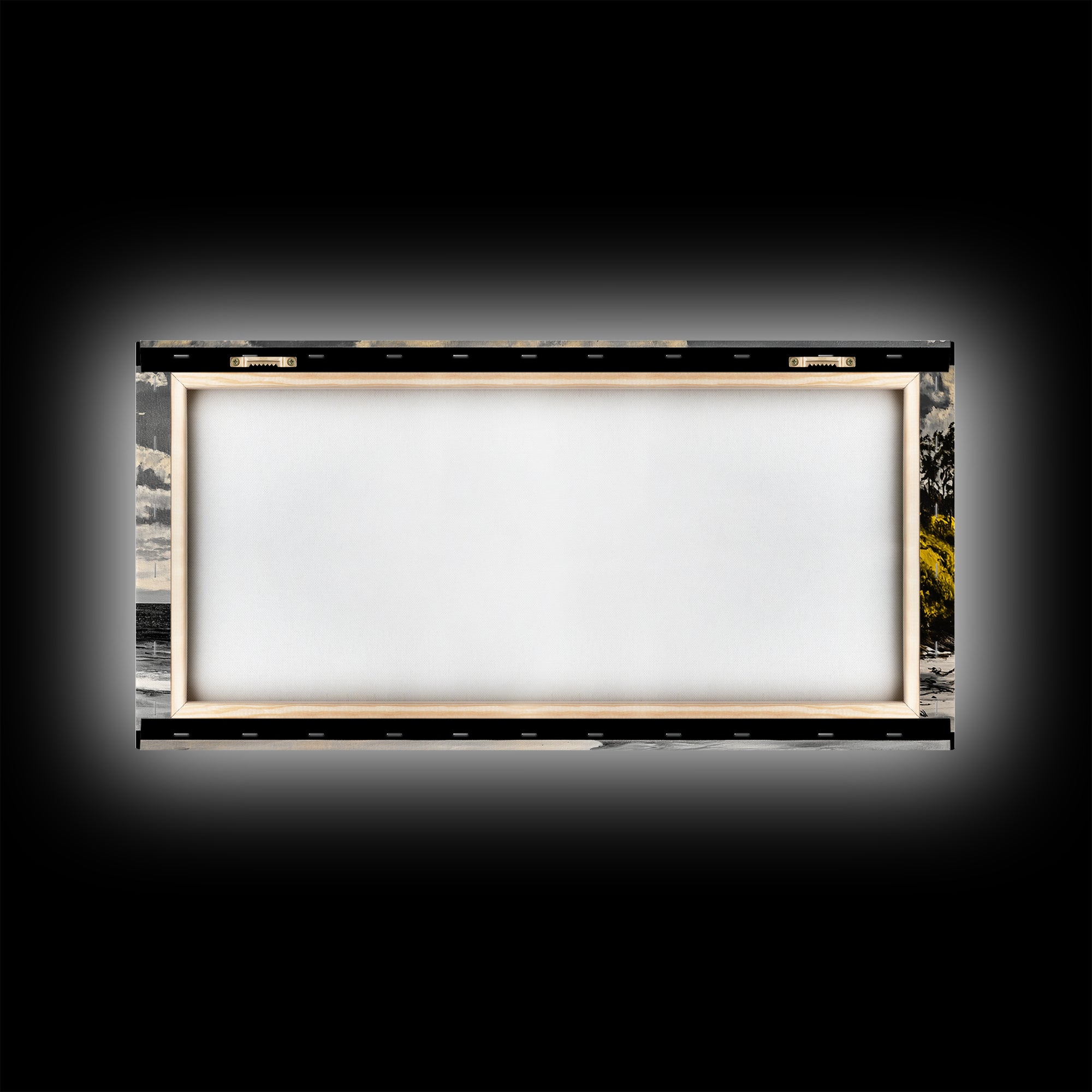 Castle Beach, Coastal Wall Art, European Landscape, Scenic Seascape, Travel Art, Historic Home Decor, Framed Canvas Print, Living Room Art