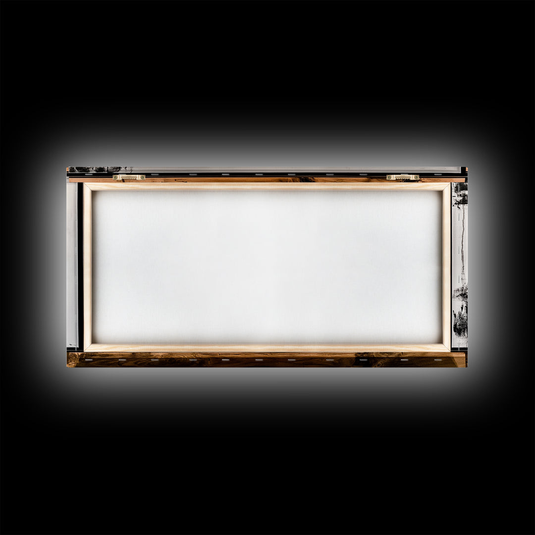 Crab Art, Black and White Coastal Decor, Nautical Wall Art, Beach House Aesthetic, Rustic Framed Canvas Print, Ocean Wildlife Art