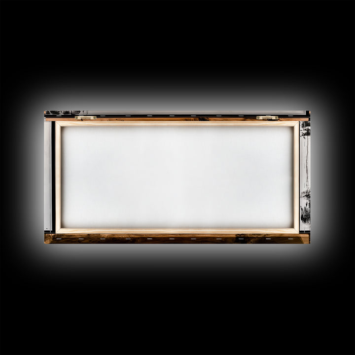 Crab Art, Black and White Coastal Decor, Nautical Wall Art, Beach House Aesthetic, Rustic Framed Canvas Print, Ocean Wildlife Art