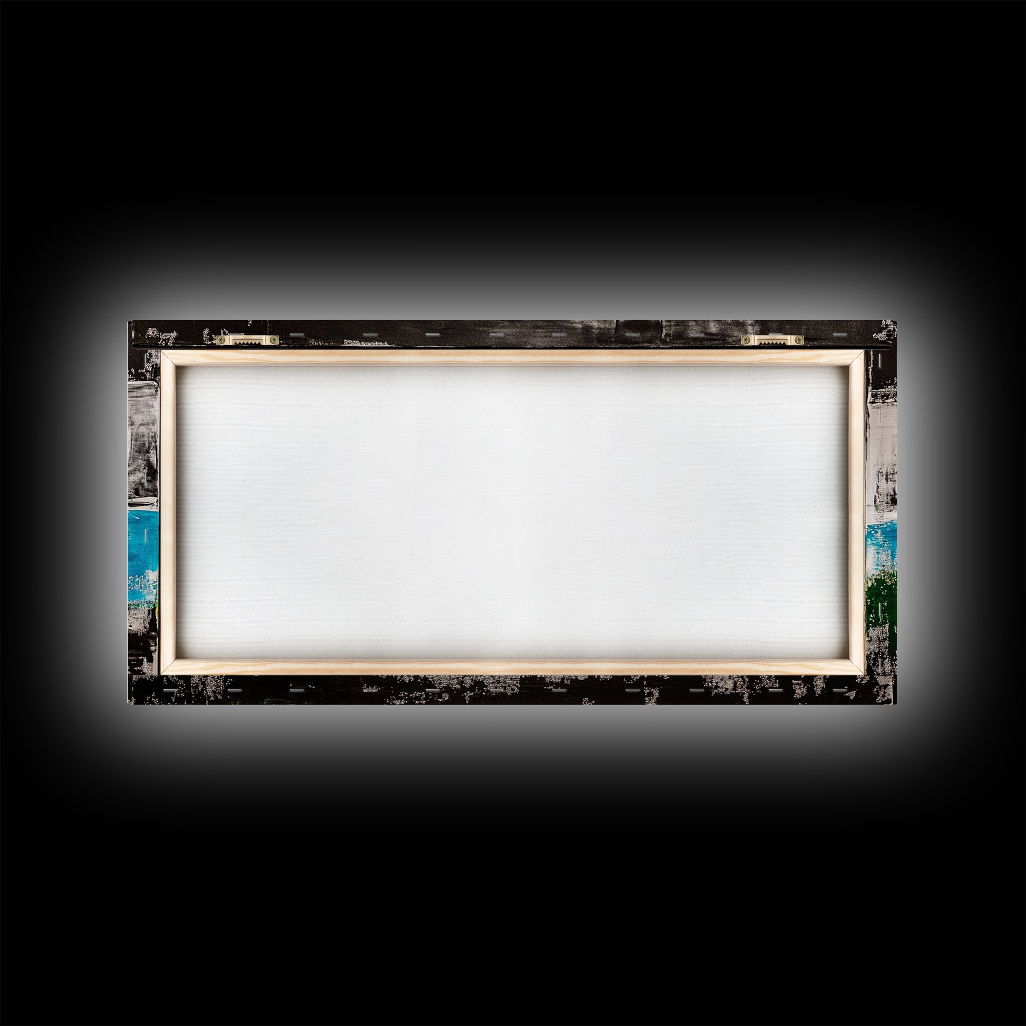 Abstract Ocean, Modern Art, Blue and Green, Coastal Canvas Print, Minimalist Waves, Contemporary Wall Art, Beach House Decor, Bold Art