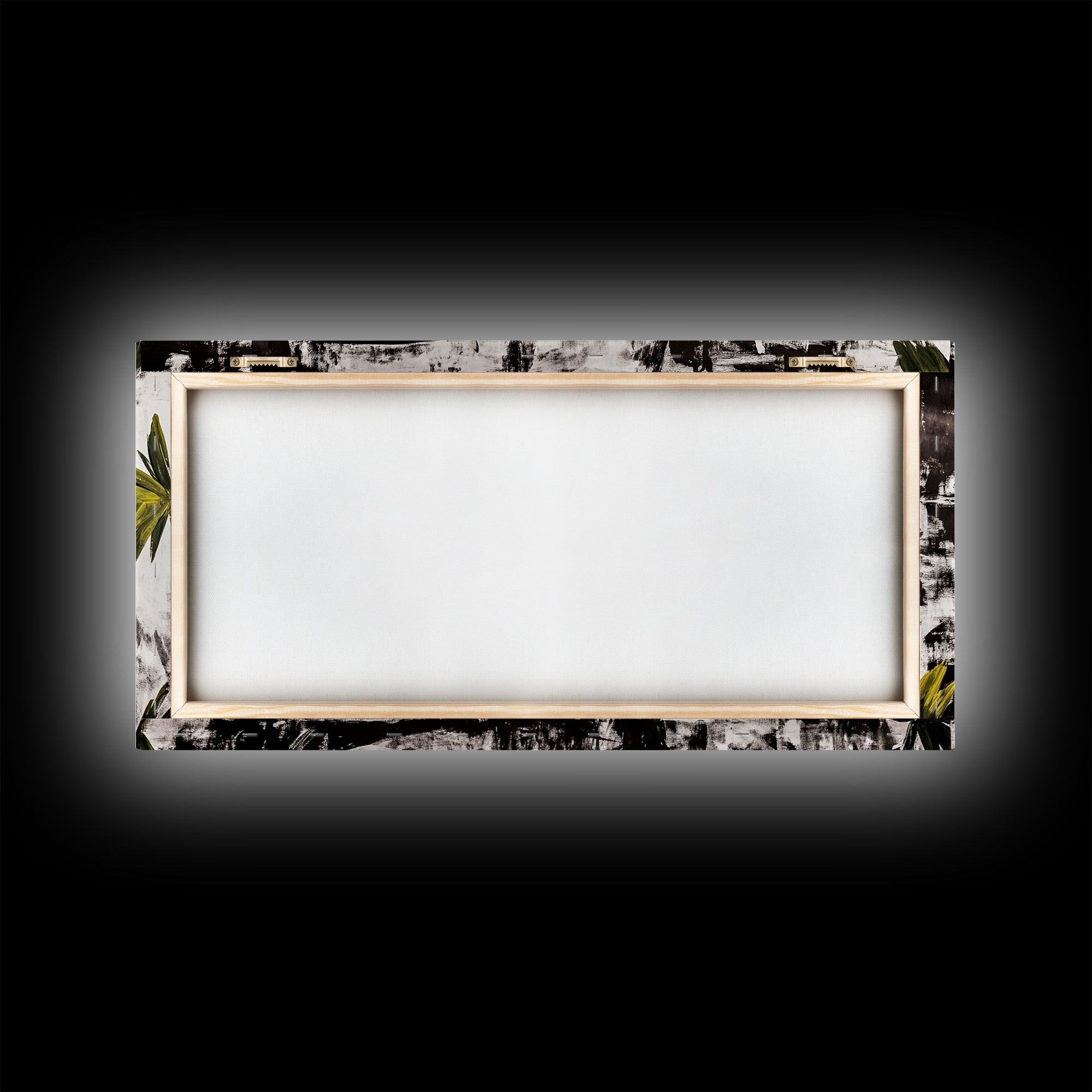Monochrome Face Art, Edgy Black White Painting, Street Art Print, Urban Loft Decor, Framed Canvas Print, Unique Statement Piece
