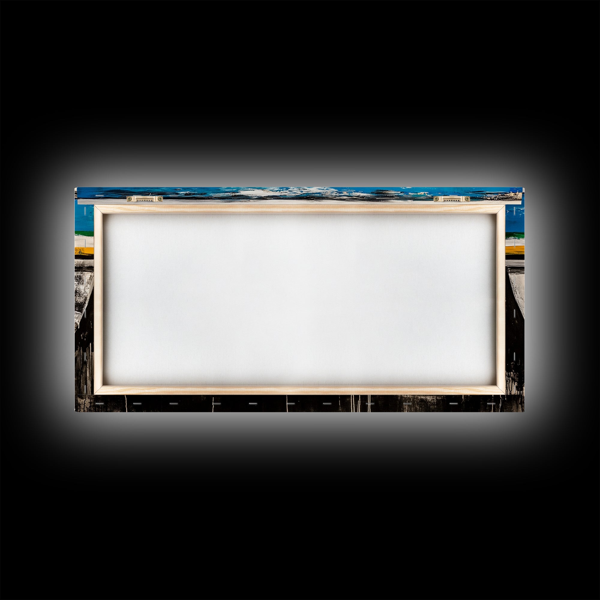 Abstract Boat, Coastal Wall Art, Nautical Decor, Large Canvas Print, Beach House Art, Modern Art, Living Room Wall Art, Blue Art