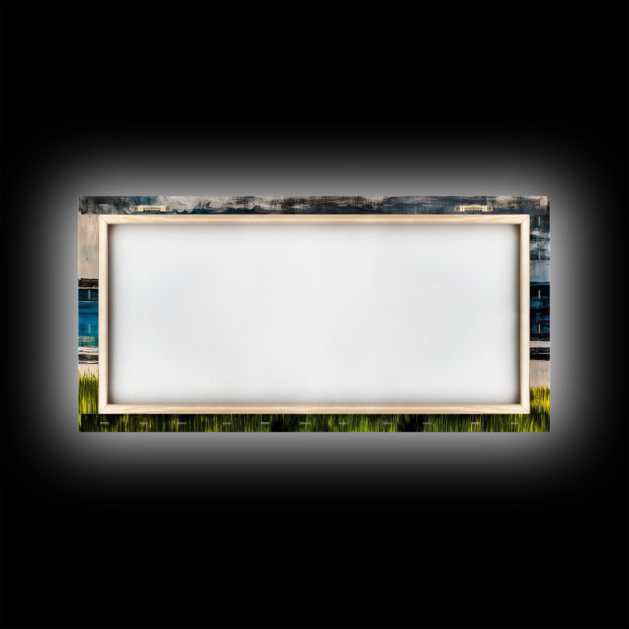 Beach View, Ocean Wall Art, Coastal Home Decor, Blue Canvas Print, Nature Artwork, Living Room Art, Nautical Art, Summer Wall Decor