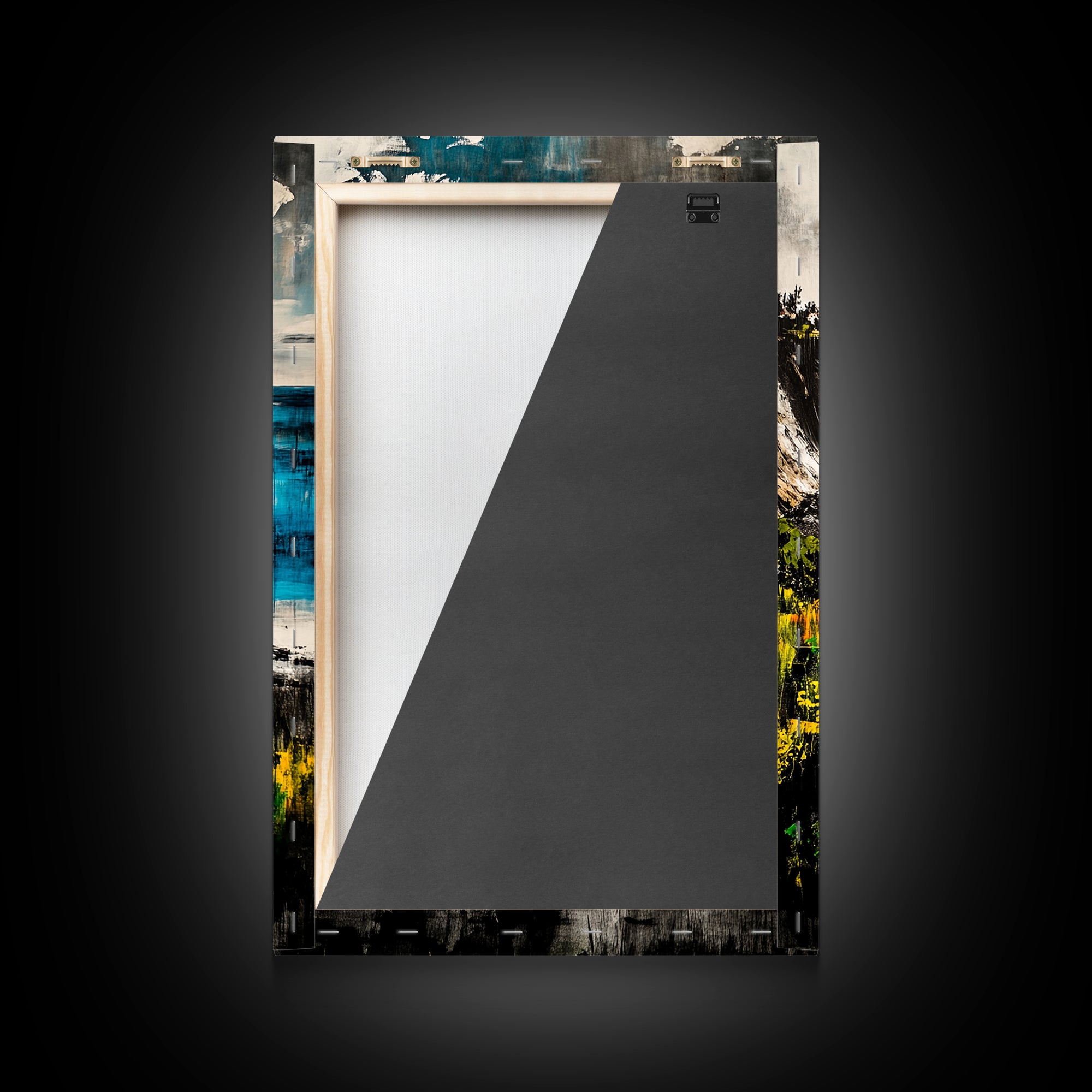 Cliffside View, Ocean Landscape, Coastal Wall Art, Nature Inspired, Scenic Seascape, Tranquil Home Decor, Blue Tones, Canvas Print